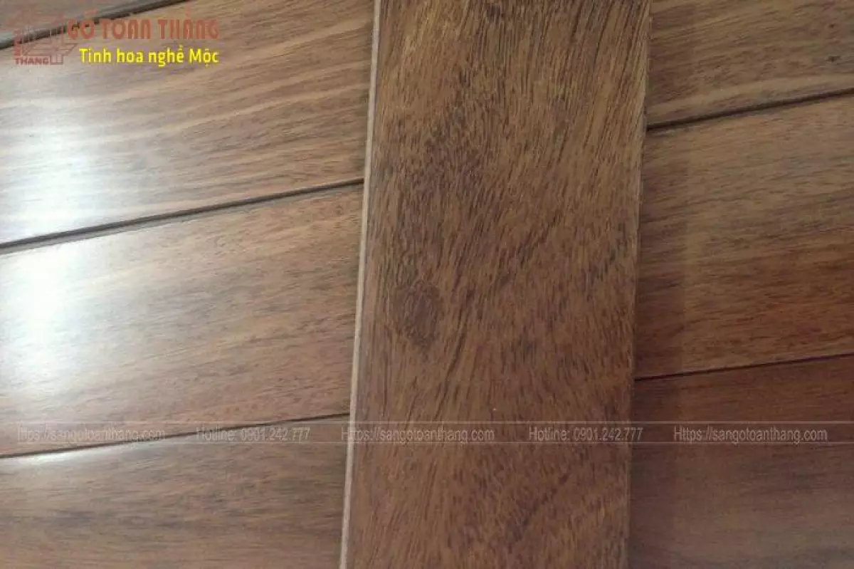 Sàn gỗ Lim sau khi sản xuất