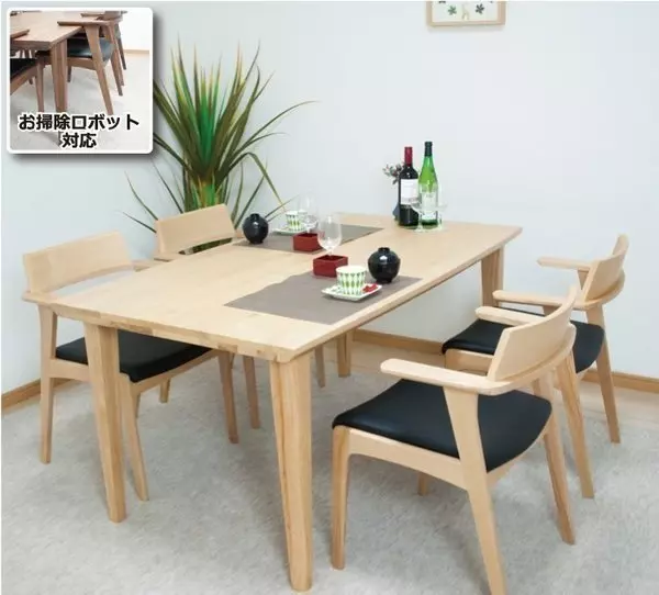 Bàn ghế gỗ kiểu Nhật có phong cách tối giản