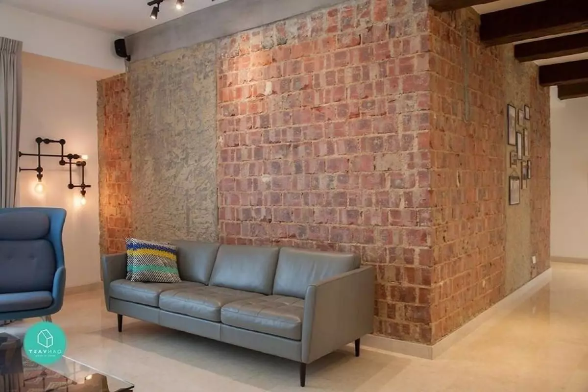 Tường xi măng ngày càng được ứng dụng vào trang trí nhà ở