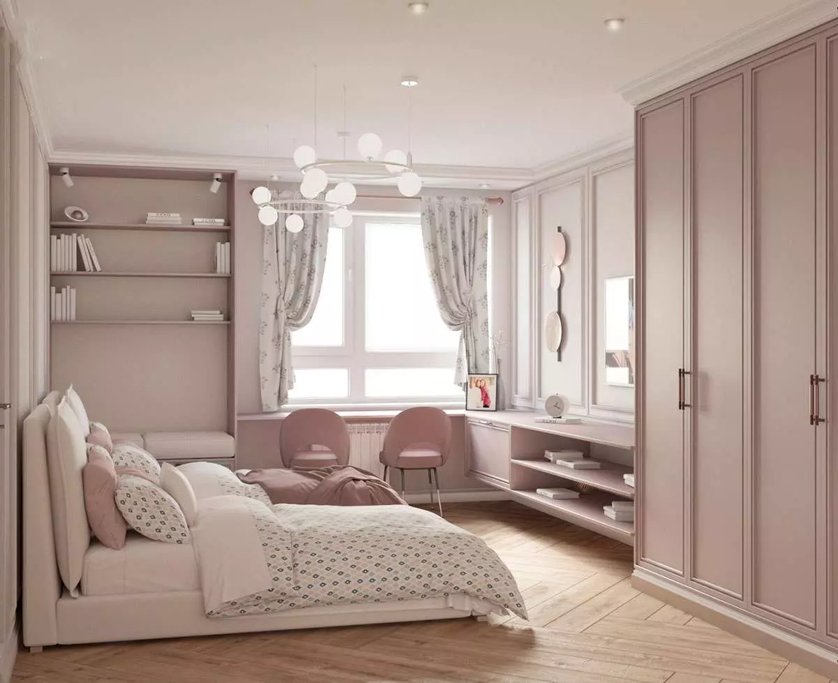 Thiết kế phòng ngủ dành cho bé gái 18 tuổi cần được đầu tư nhiều hơn