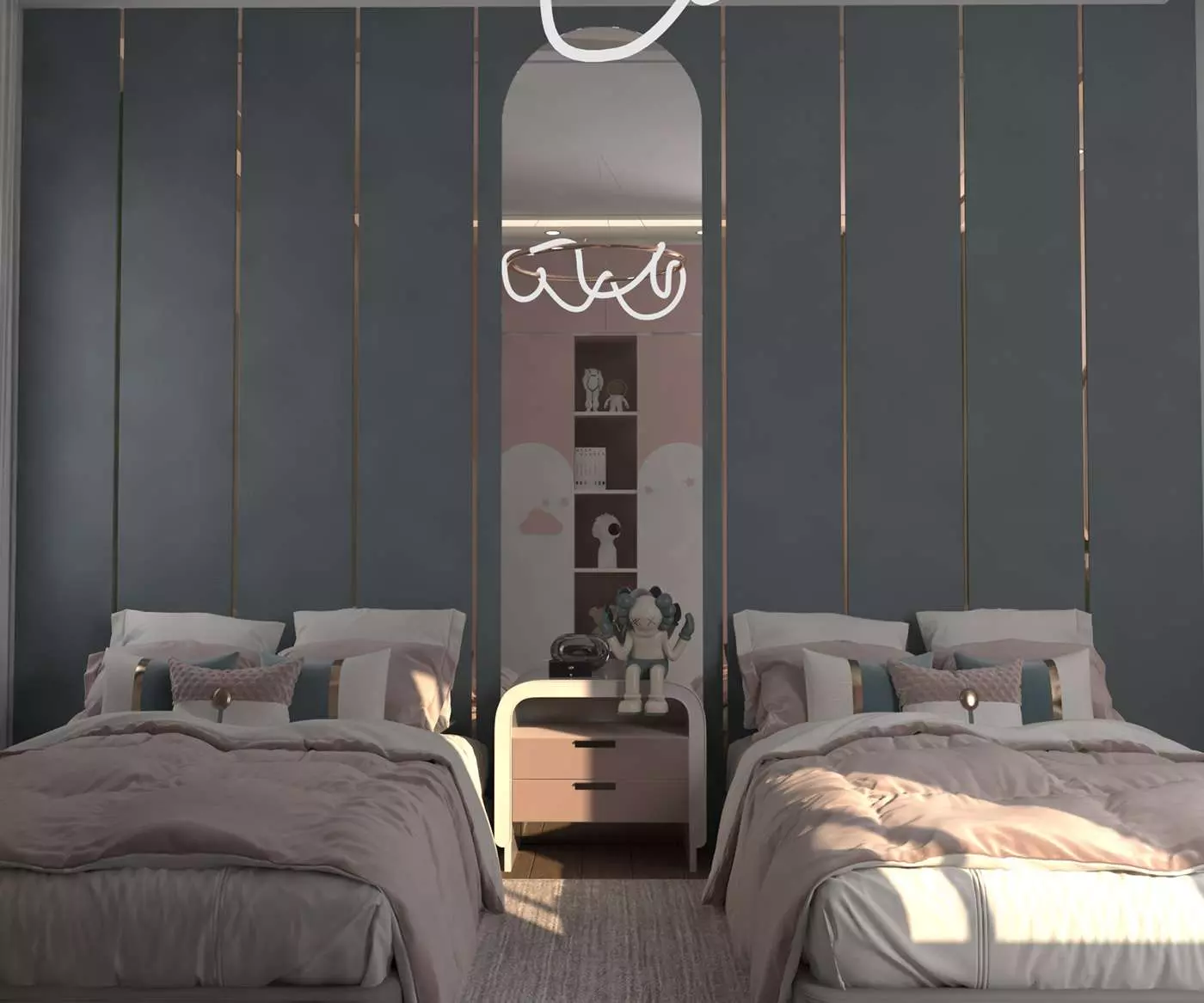 Phòng ngủ cho bé gái mới lạ với các món đồ decor hiện đại, cá tính