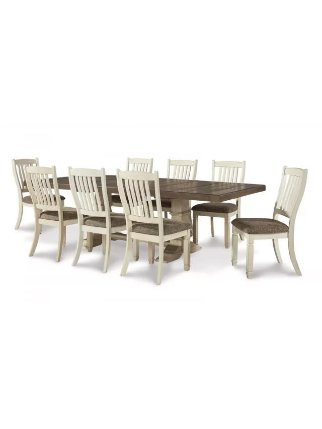   Mẫu bàn ăn 8 ghế ngồi đẹp, bàn cỡ lớn cho 8 người